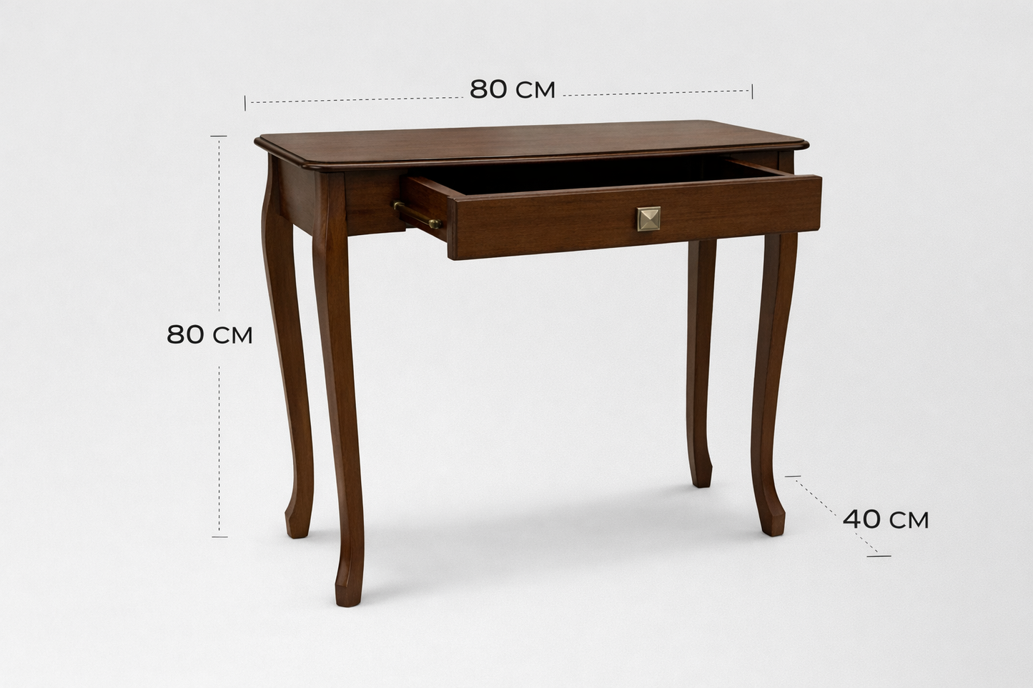 Consoleta Provenzal de Madera | Mesa Decorativa con Cajón para Entrada