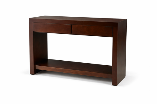 Consola Madrid de Madera con 2 Cajones | Mesa para Recibidor Moderna