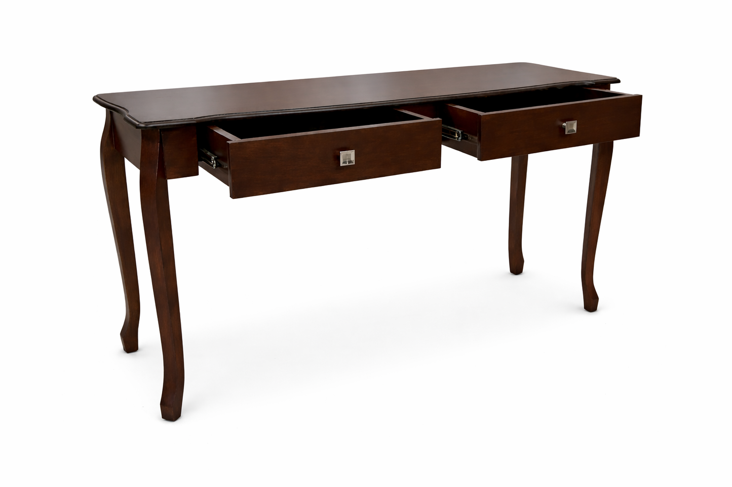 Consola Provenzal de Madera con 2 Cajones | Mesa para Recibidor Elegante
