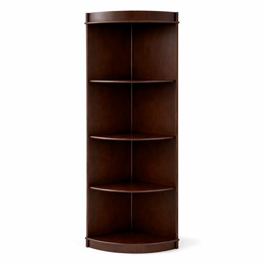 Esquinero Venecia de Madera | Mueble para Esquina con Repisas para Sala o Recámara