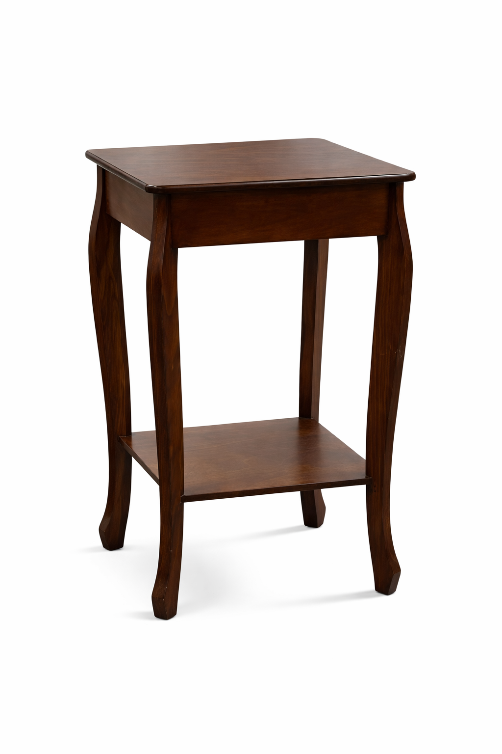 Mesa Auxiliar Redonda de Madera | Mesa Decorativa para Sala Moderna o Clásica